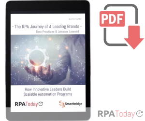 New White Paper Details How Familiar Brands Got Started with RPA